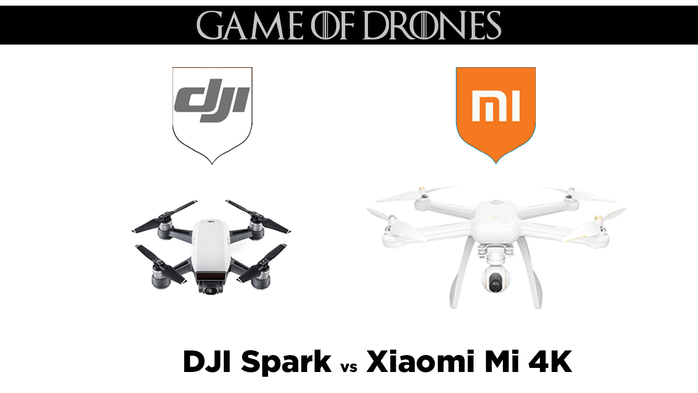 Spark vs Xiaomi Mi 4K Drone - el Producente