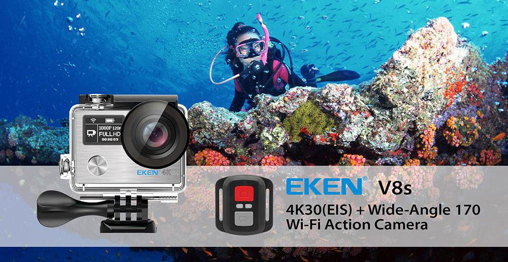 Eken EKEN H3R Sport Action Pro Cam Camera 4K WIFI Waterproof  Videocam Subacquea Go 