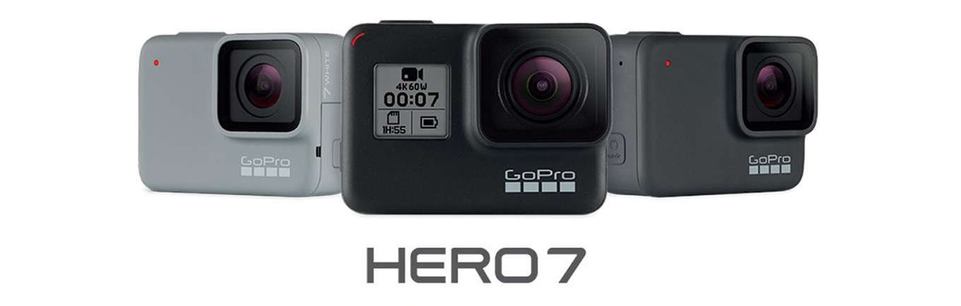GoPro Hero7 black, silver  white - all specs compared - el Producente