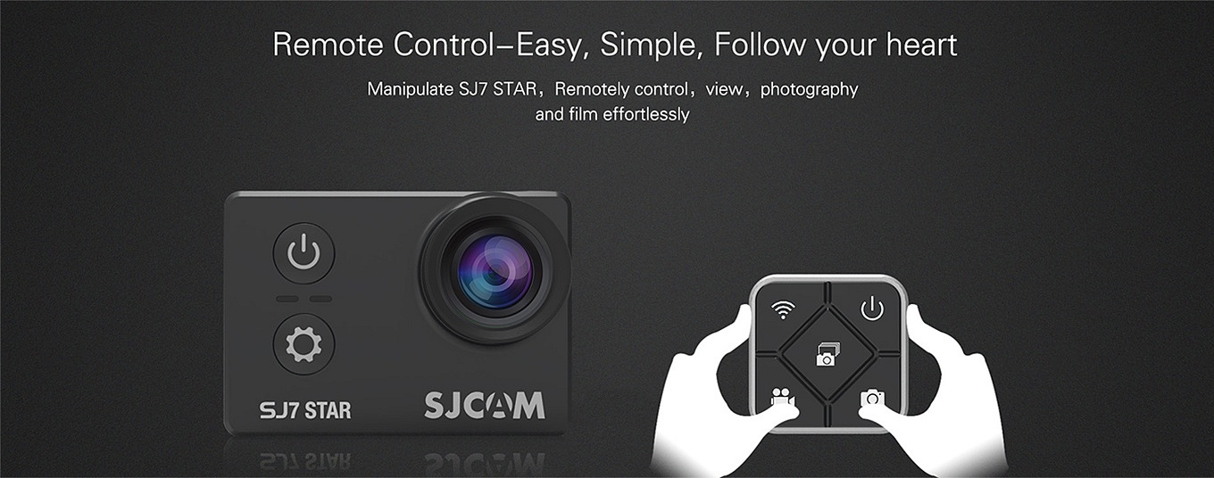 SJCAM SJ7 sao - Điều khiển từ xa