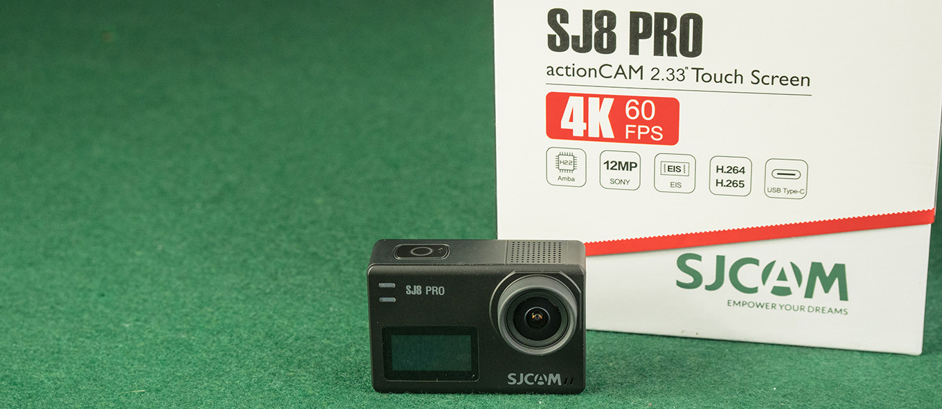 SJCAM SJ8 Pro 4k 60FPS 12MP Waterproof Action Camera - Black